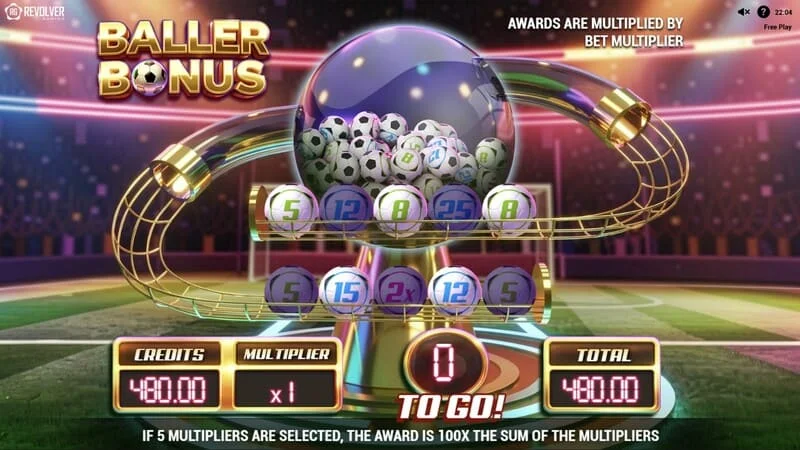 Trophy Spins World Cup 26 - inicio de la ronda Baller Bonus